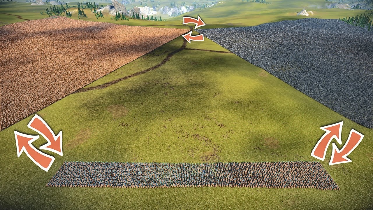 Battle Of 3 Armies: Spartans - Knights - Jedi - UEBS 2