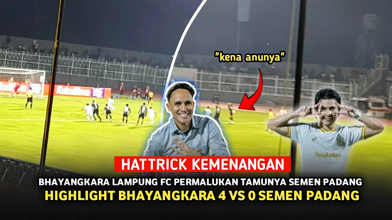 Mode Bantai😱😱 Highlight Bhayangkara Lampung Fc vs Semen Padang | Stadion Sumpah Pemuda