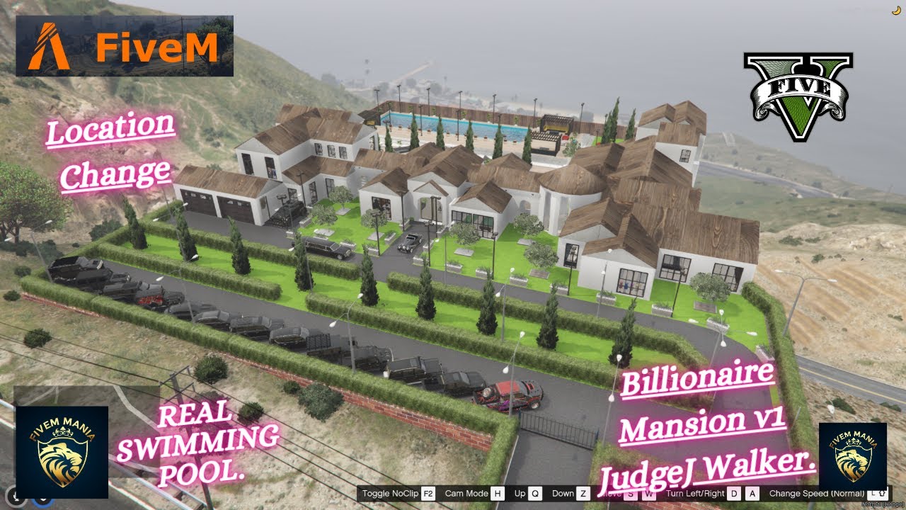 Billionaire Mansion v1 – Custom Location Edit for Client | JudgeJ Walker MLO Showcase | #fivem #mlos