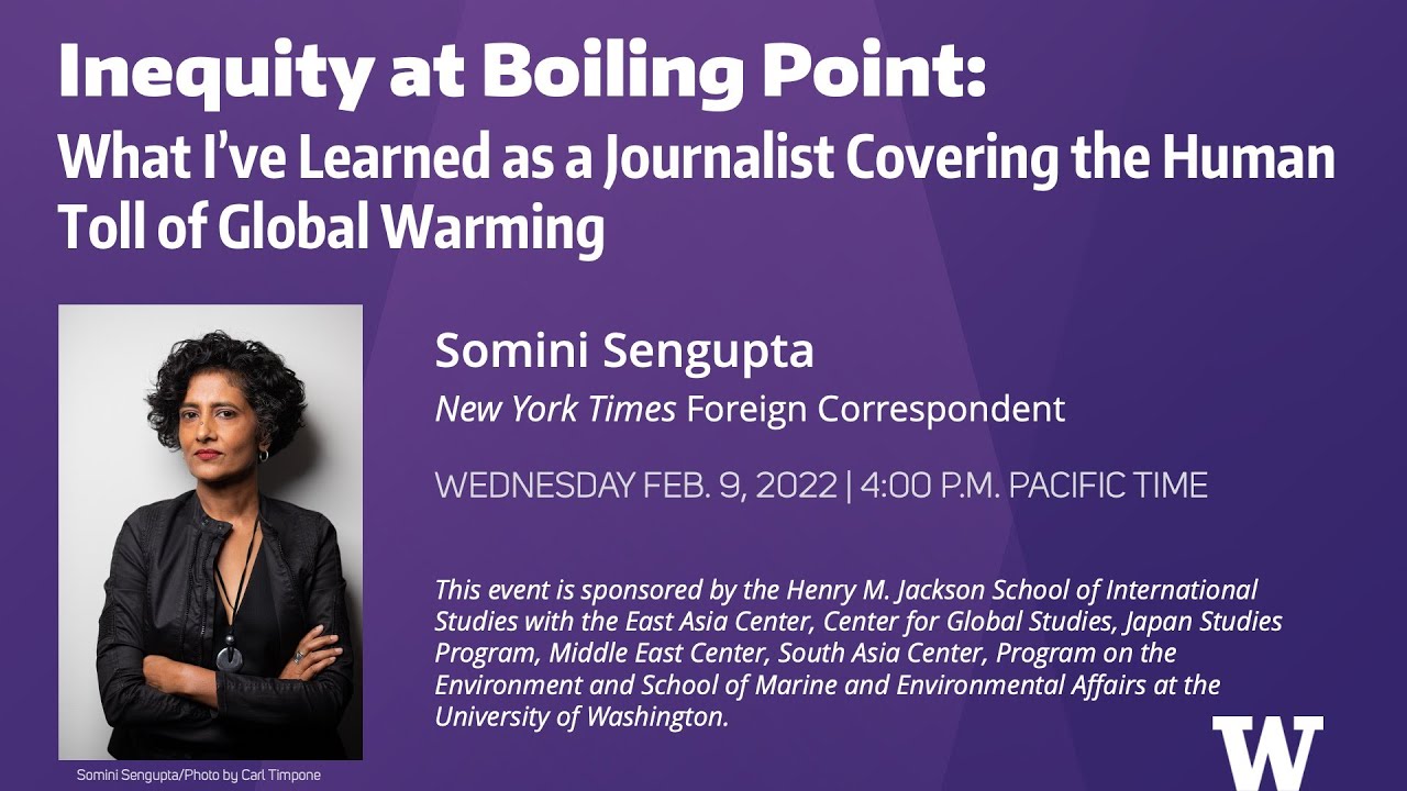 Inequity at Boiling Point with New York Times Foreign Correspondent Somini Sengupta