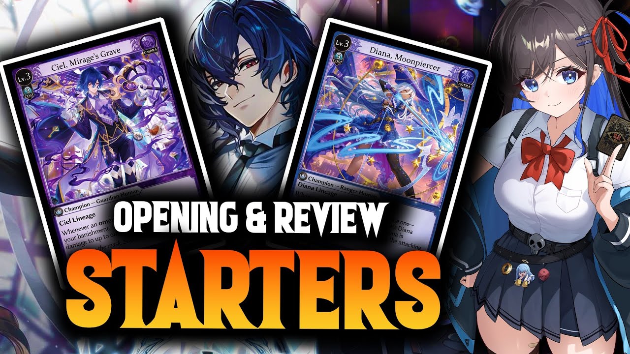 Distorted Reflections Starter Decks (Ciel and Diana) Opening and Review! Grand Archive TCG