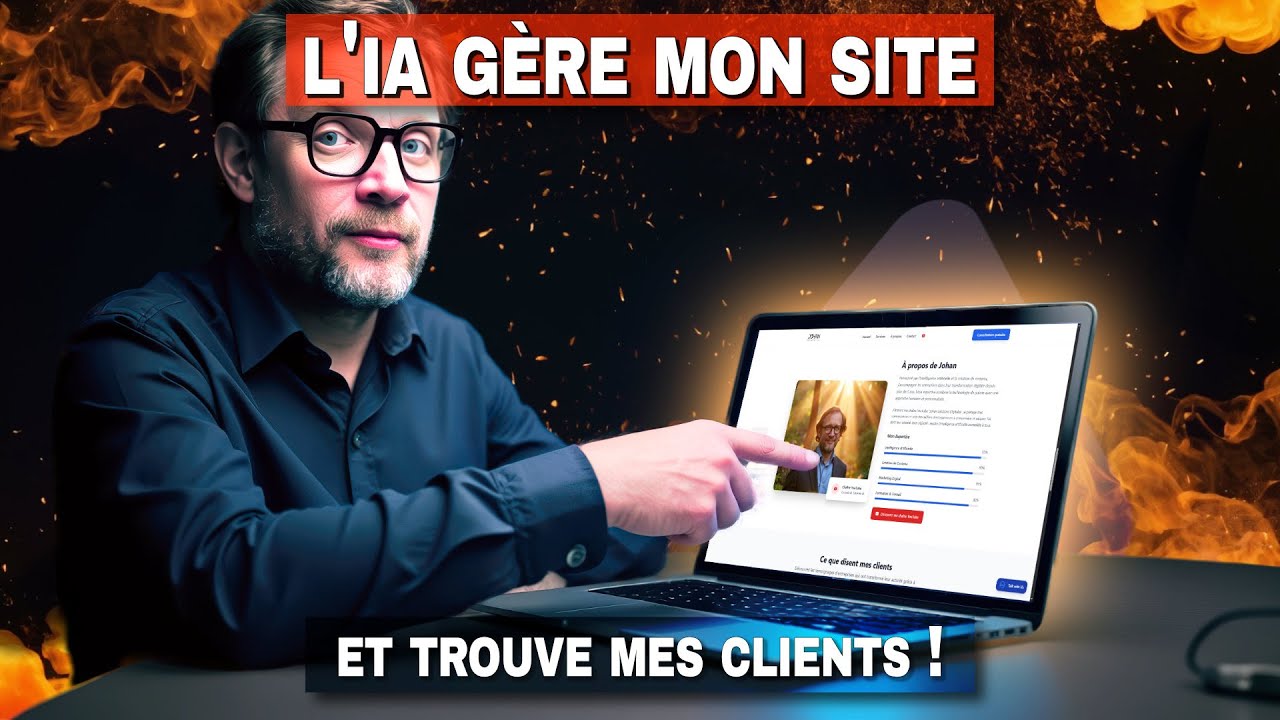J'ai créé un site web avec agent IA en 10 minutes (et il répond seul à mes clients !)