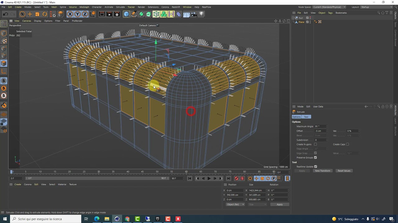 TUTORIAL C4D - 03 Modellazione intermedia