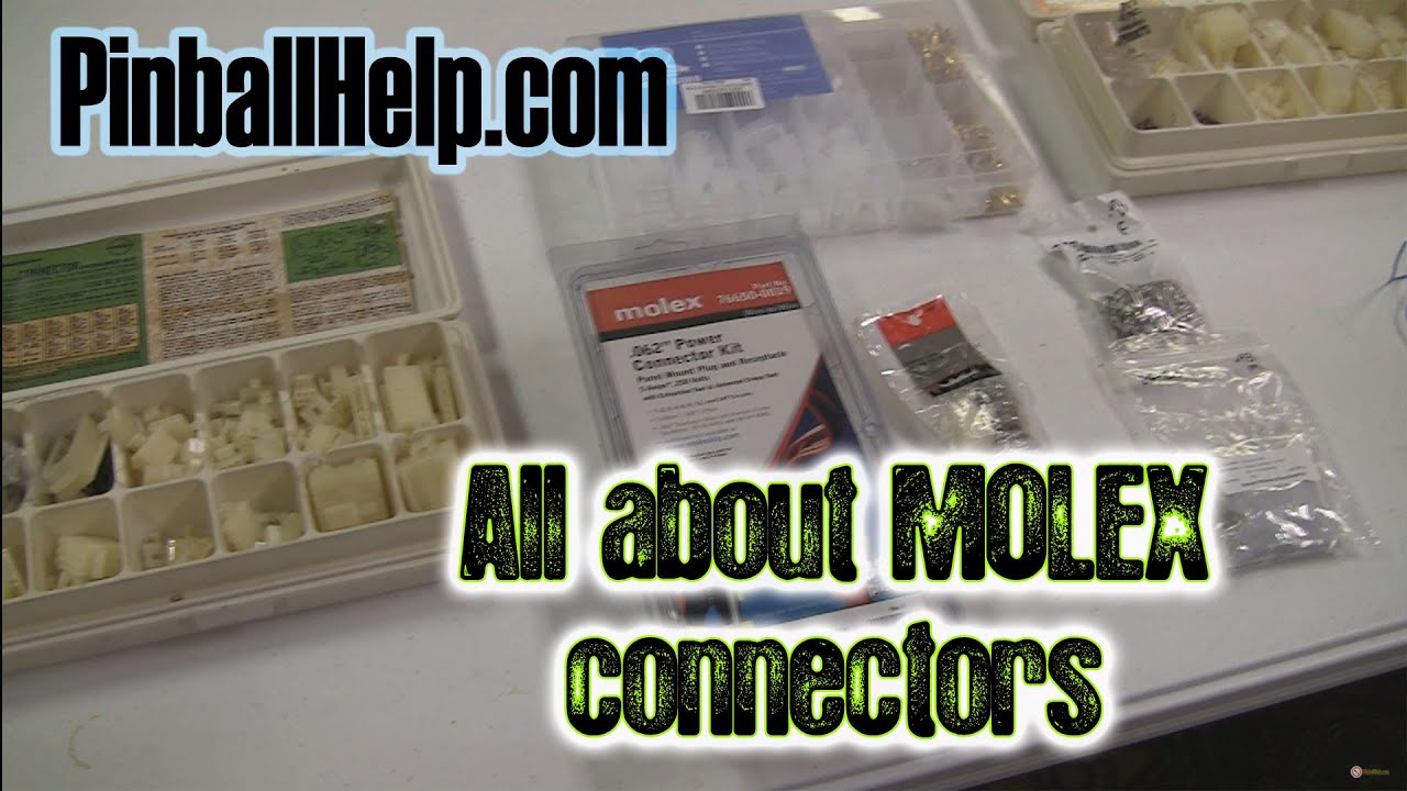 All about Molex connectors, sizes, pins, tools and crimping! - PinballHelp.com