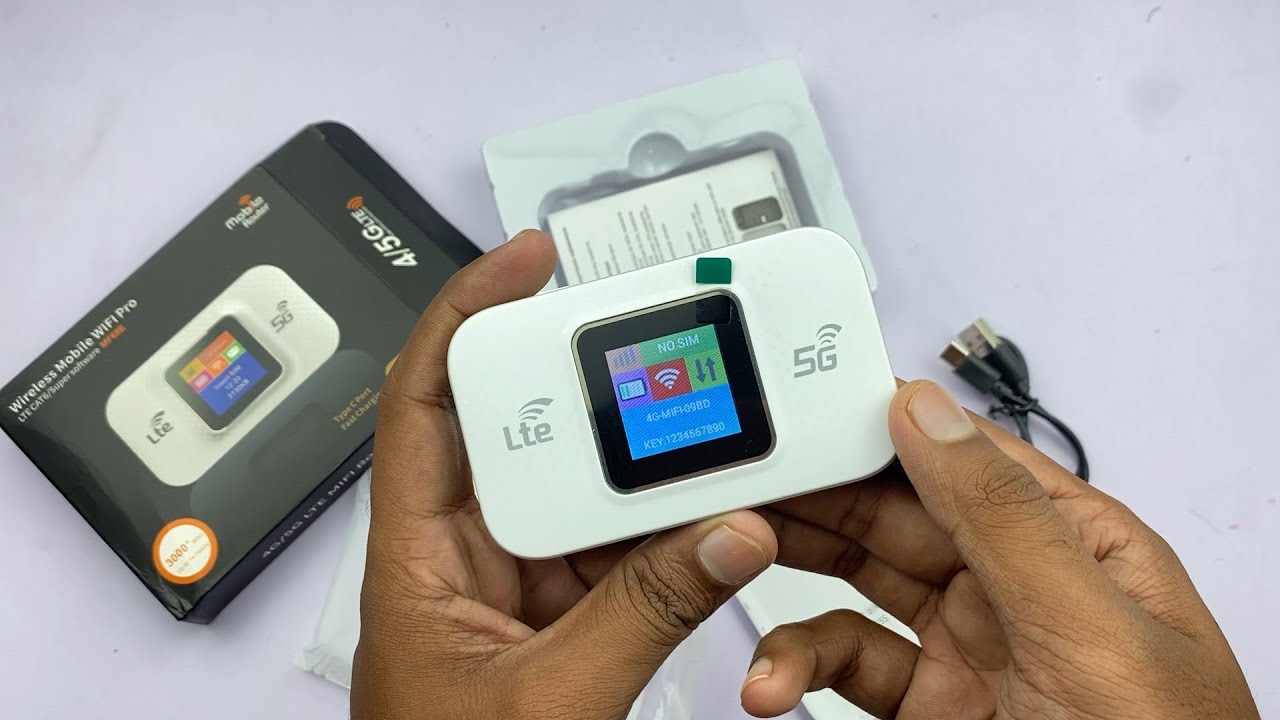 Mini Wireless Mobile WiFi Pro Router LTE CAT6 Rechargeable