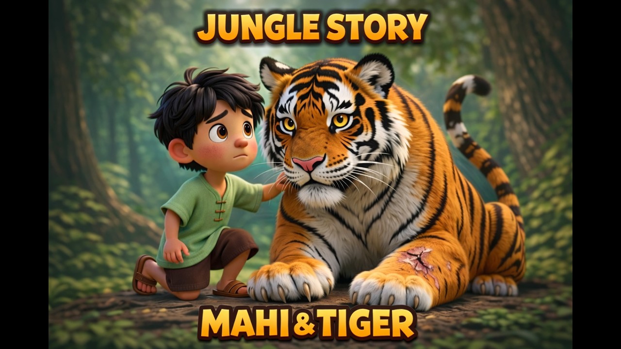 Mahi & Tiger Story | Jungle story I Kids