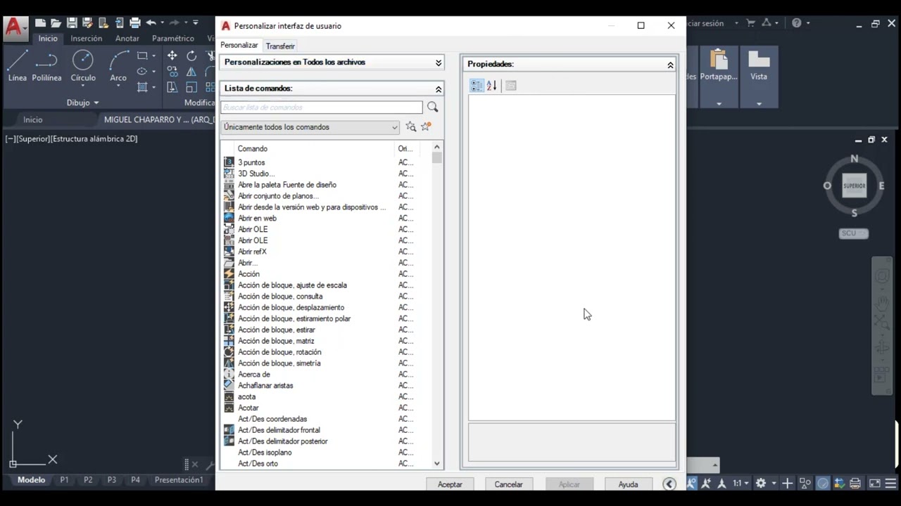 AUTOCAD PASAR A CLASICO, con archivo Cuix