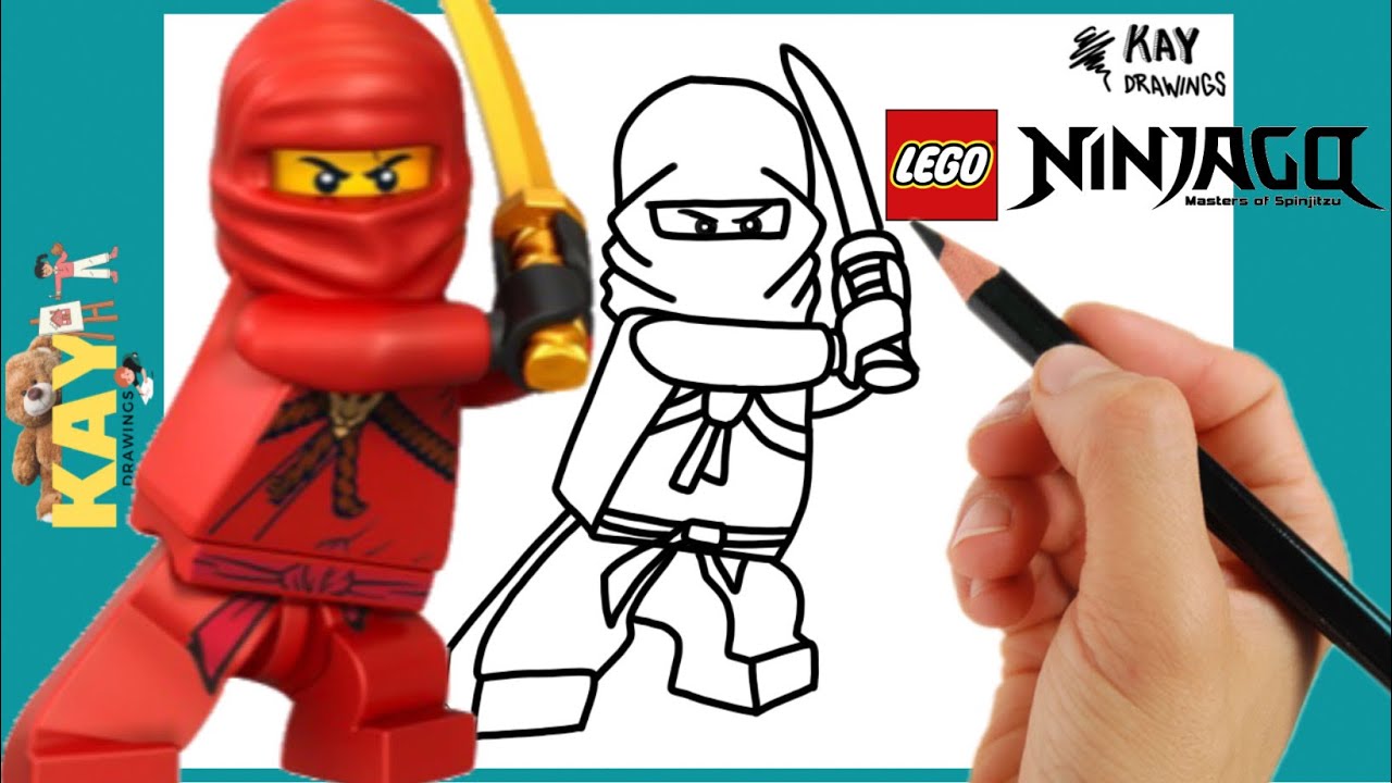 How To Draw NINJAGO KAI Step by Step Drawing