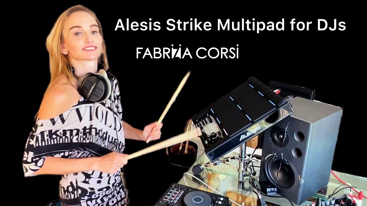 Unboxing and using the Alesis Strike Multipad as a DJ