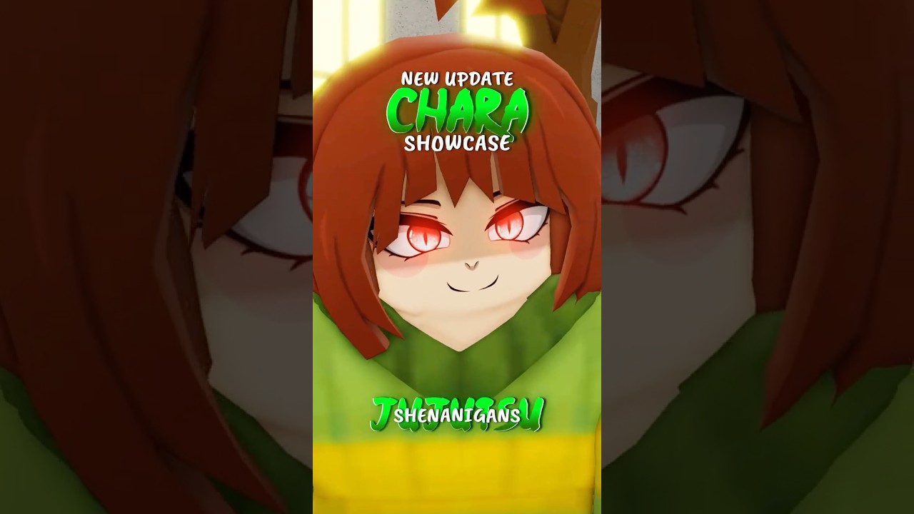 CHARA SHOWCASE IN JJS IS CRAZY  #jujutsushenanigans #jjkgame #robloxfyp  #update #anime #jjs #jjkv