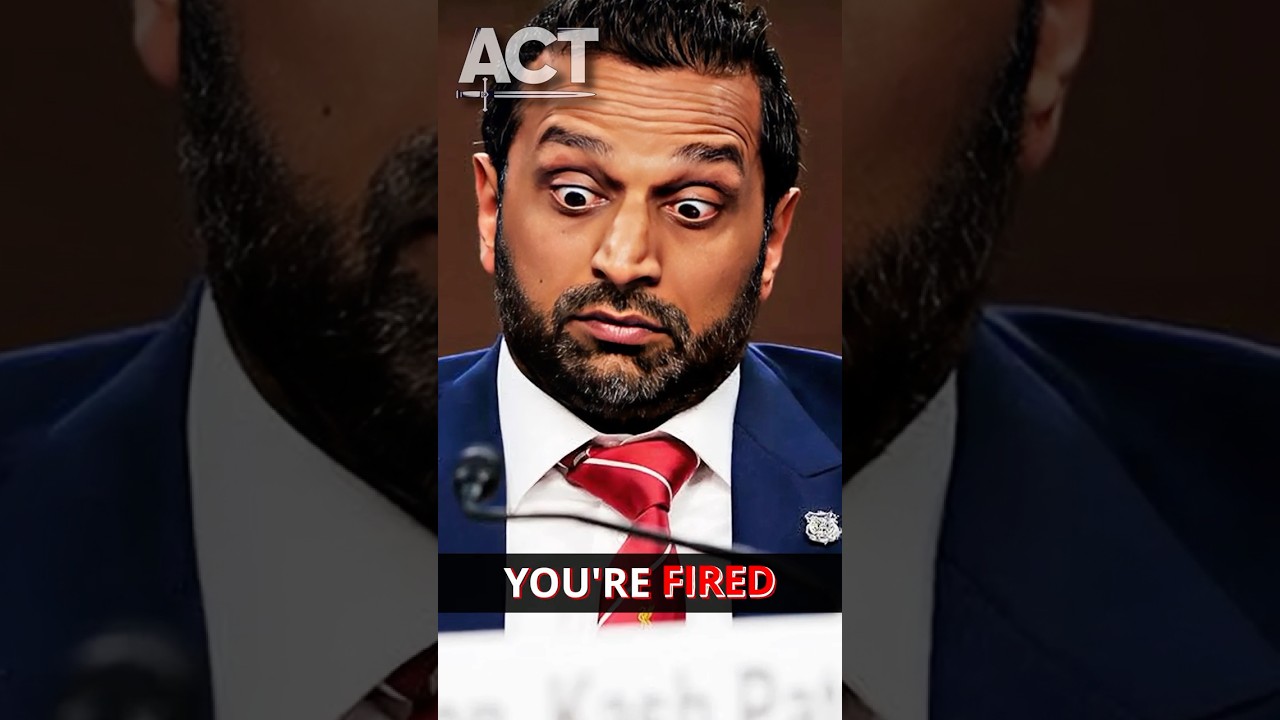 😳Kash Patel Just Fired the FBI Whistleblower #fbi #kashpatel #shorts
