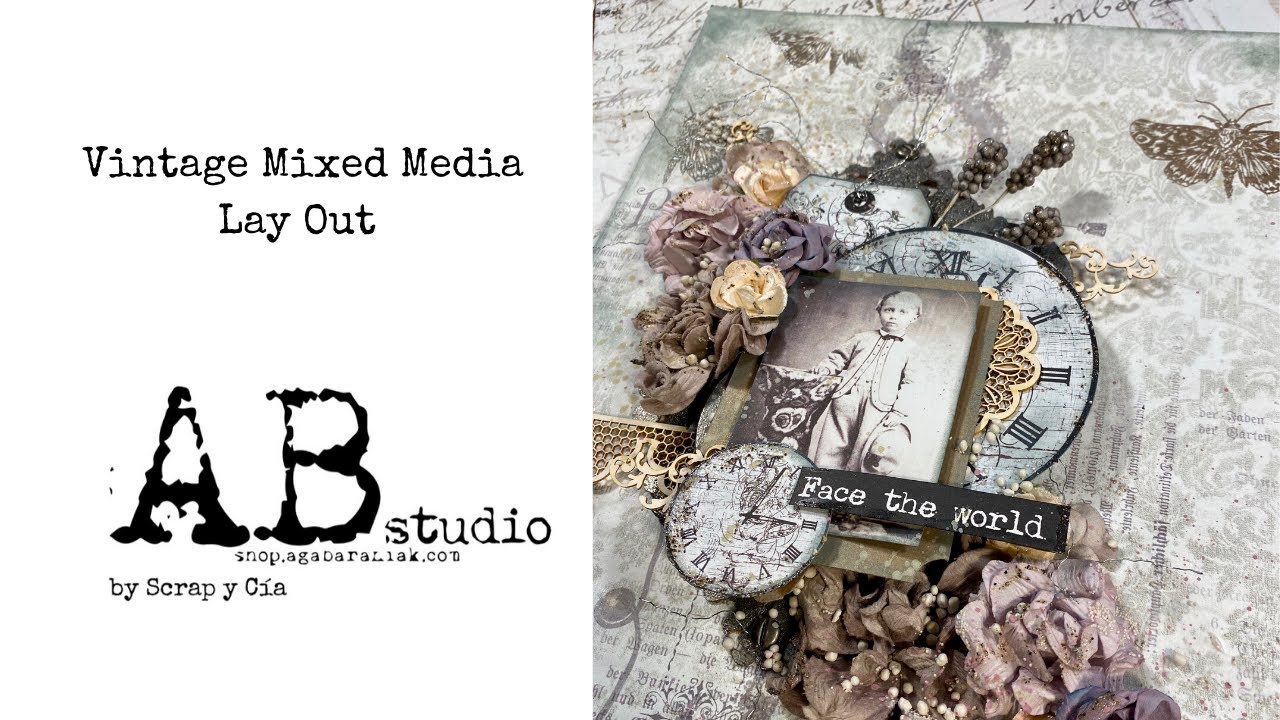 VINTAGE MIXED MEDIA LAY OUT