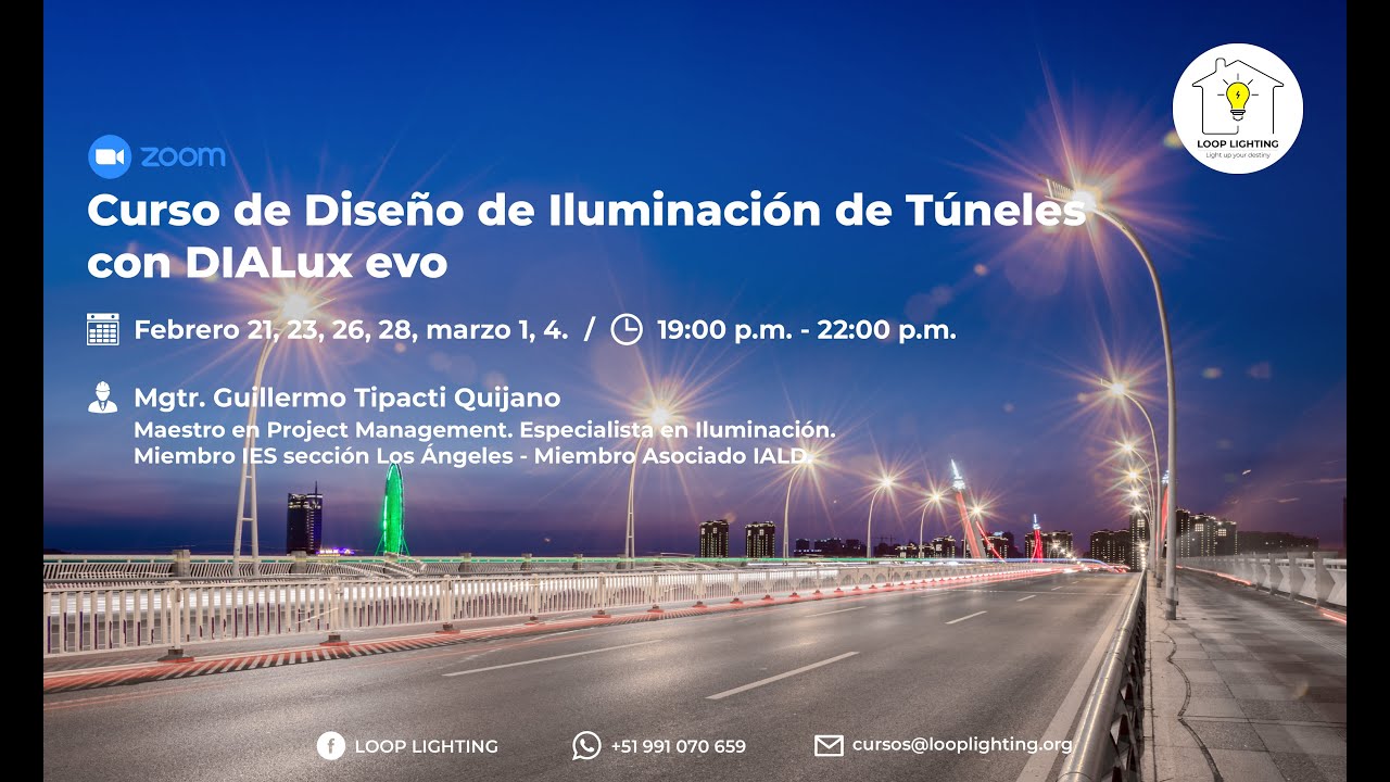 Curso de Diseño de Iluminación de Túneles con DIALux evo 🚧