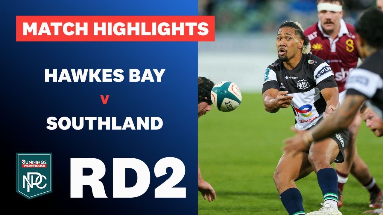 RD 2 HIGHLIGHTS: Hawke’s Bay v Southland (Bunnings NPC 2024)