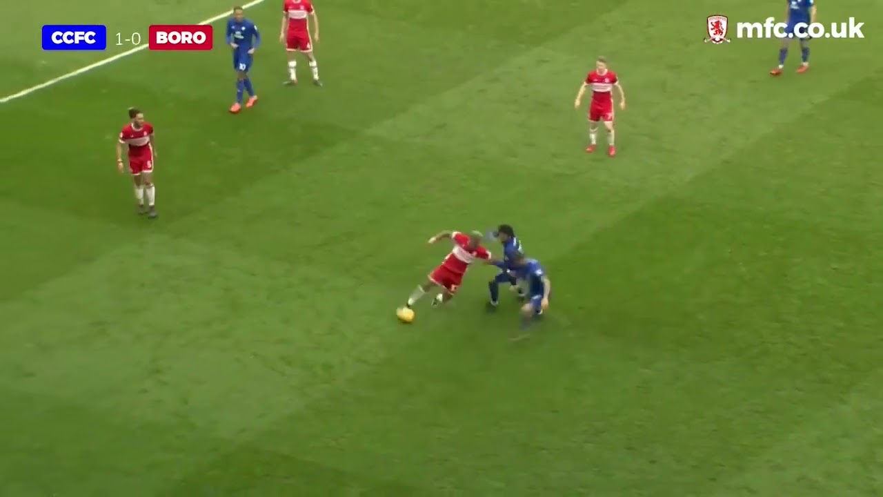 Adama Traoré vs Cardiff Championship (17/02/2018)