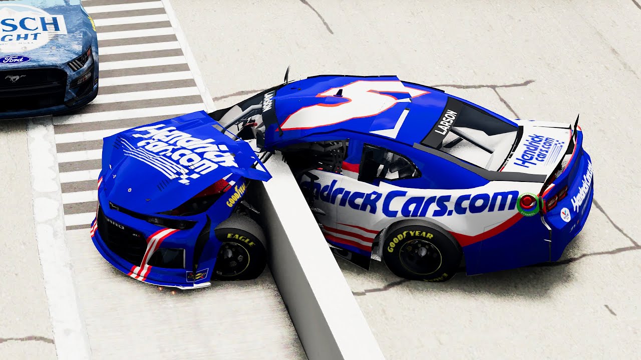 NASCAR Racing Crashes #84 | BeamNG Drive