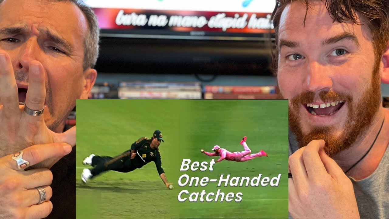 20 Amazing one handed catches in cricket history REACTION!! || Best catches in Cricket