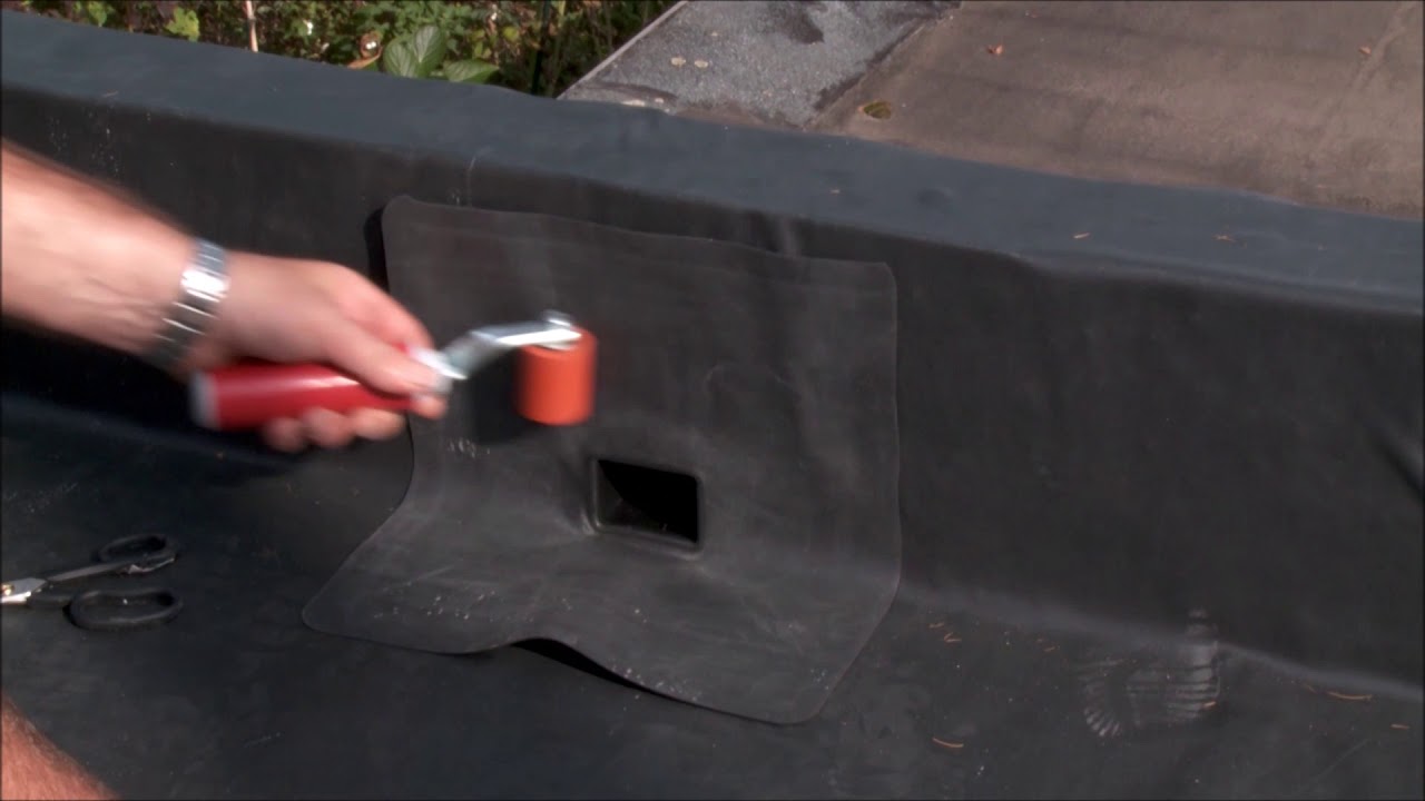 EPDM stadsuitloop verwerken