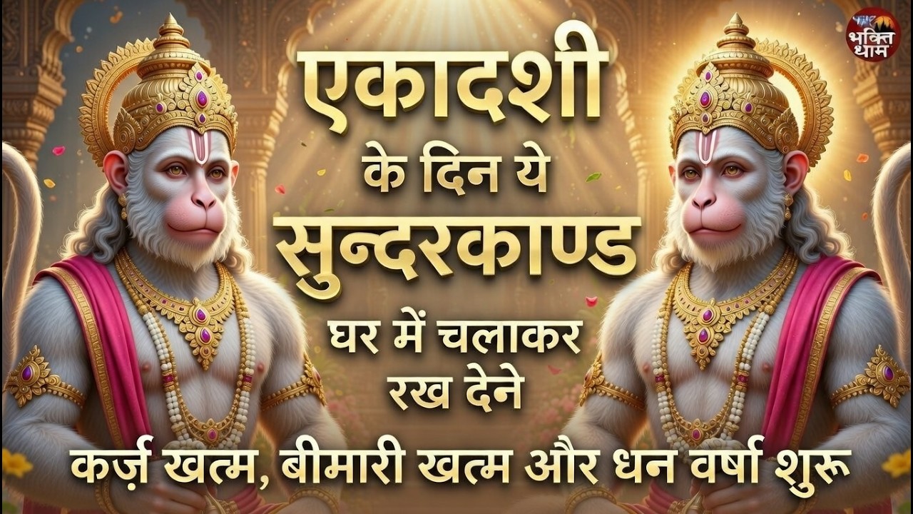 एकादशी के दिन ये सुन्दरकाण्ड घर में चला कर रख देने से कर्ज खत्म , बीमारी खत्म धन वर्षा शुरू