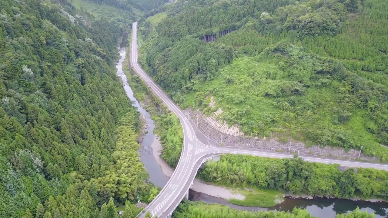 山口県周南市須金の空撮動画