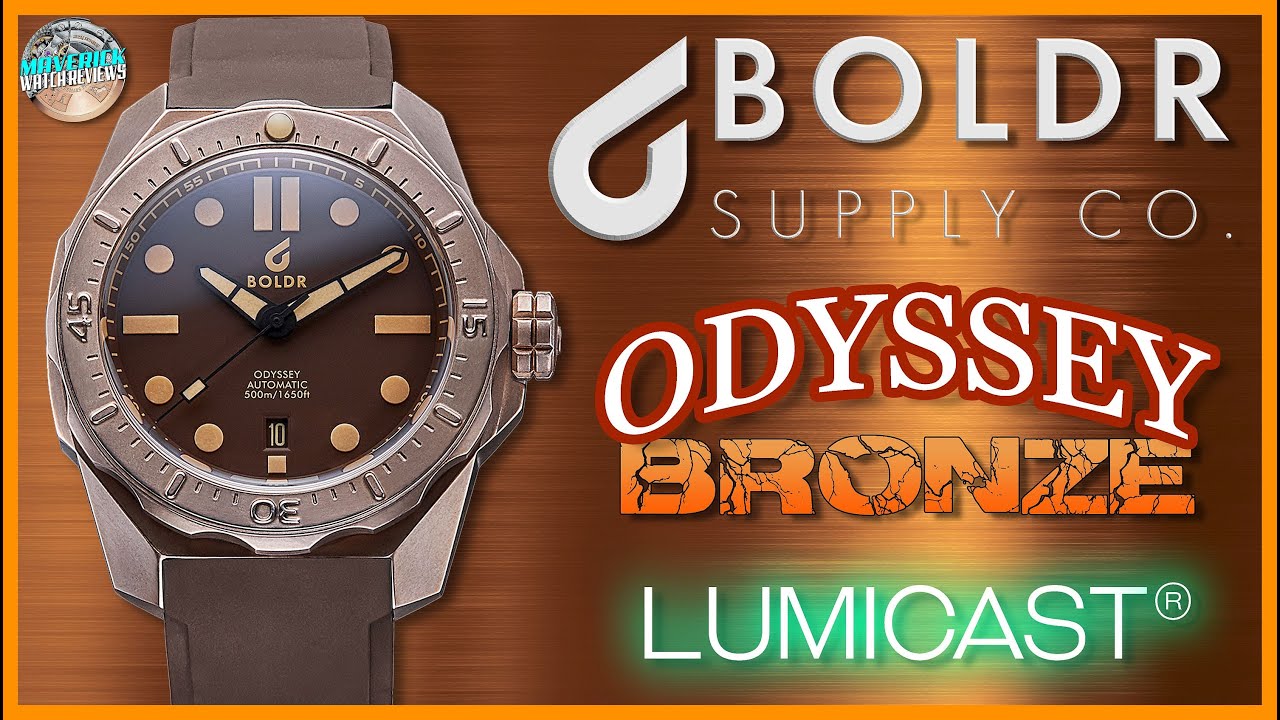 Best Microbrand There Is! | BOLDR Odyssey Bronze Lumicast® 500m Automatic Unbox & Review