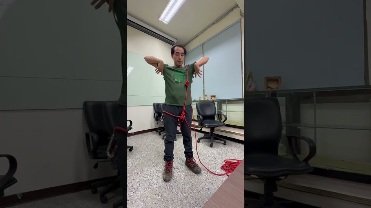 簡易吊帶與攀岩／下降系統