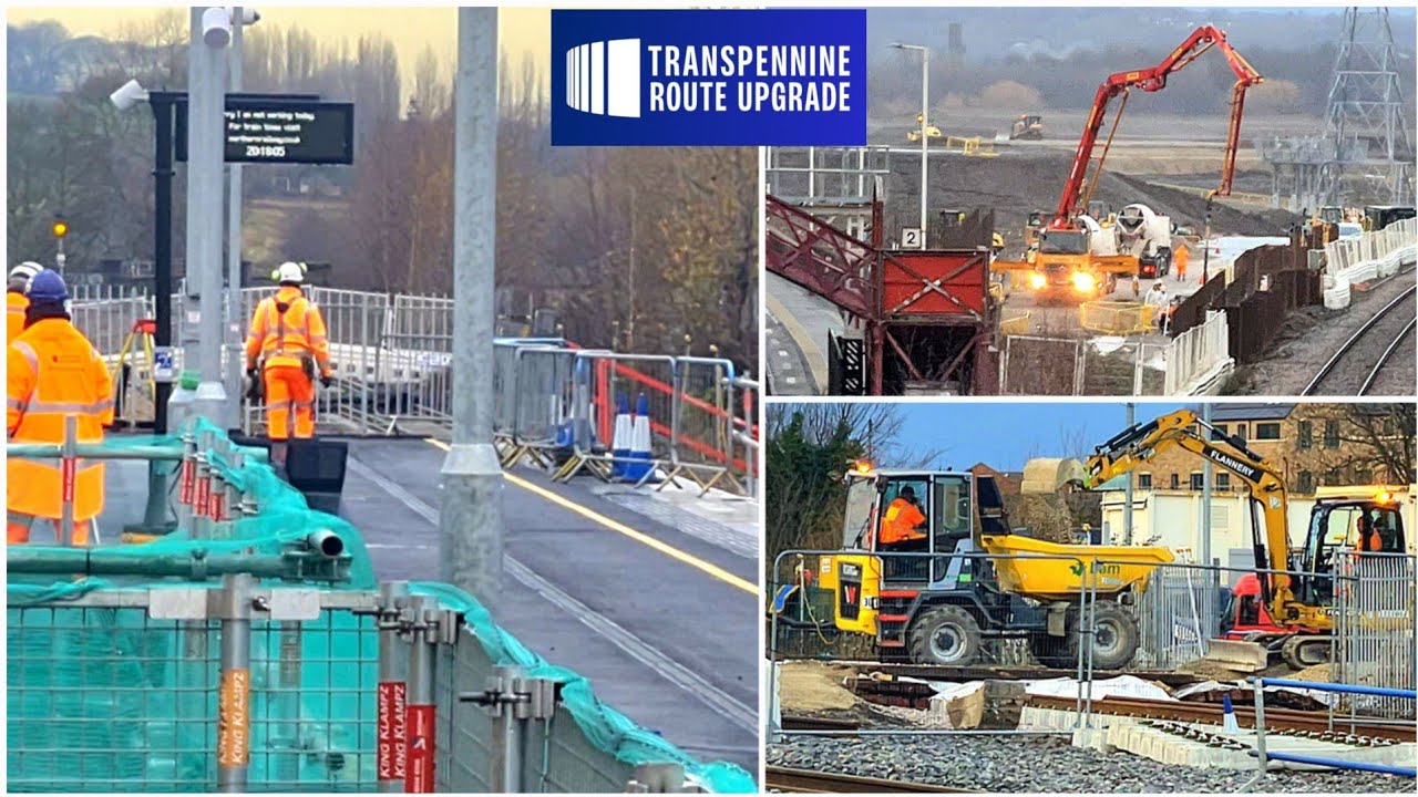 TRU NEWS 👷‍♀️ New platform and track take shape, plus concrete pump in action 