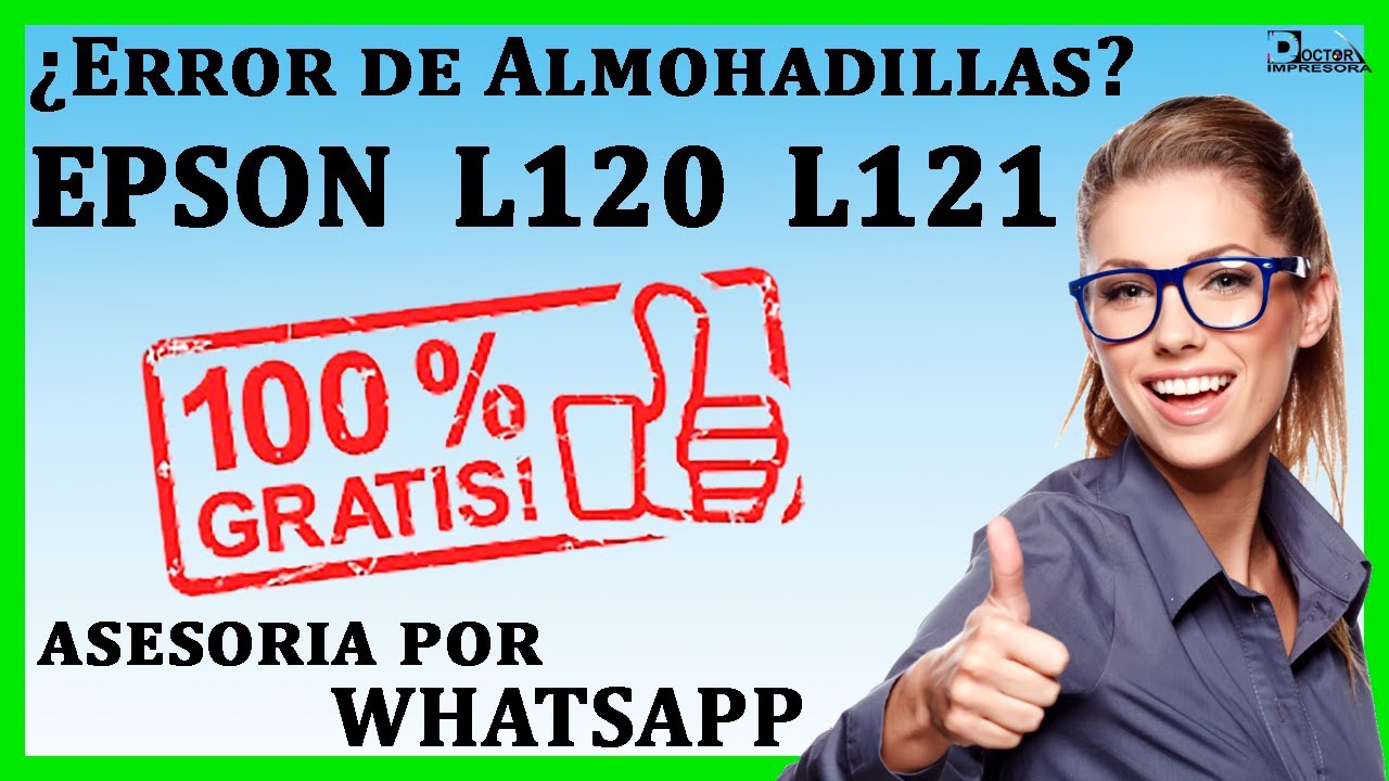 Epson L120 L121 Reset Almohadilla Ha llegado al Final De Su Vida Útil, GRATIS solución simple.