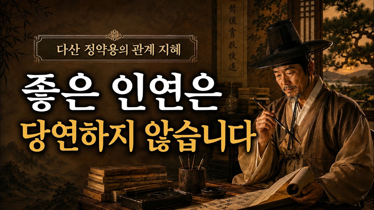 내게 잘해주던 사람이 먼저 떠나는 이유 l 인생조언 l 즐거운 노년 l 인생의 지혜 l 인간관계 l 정약용 l 오디오북 l 수면 명상 l