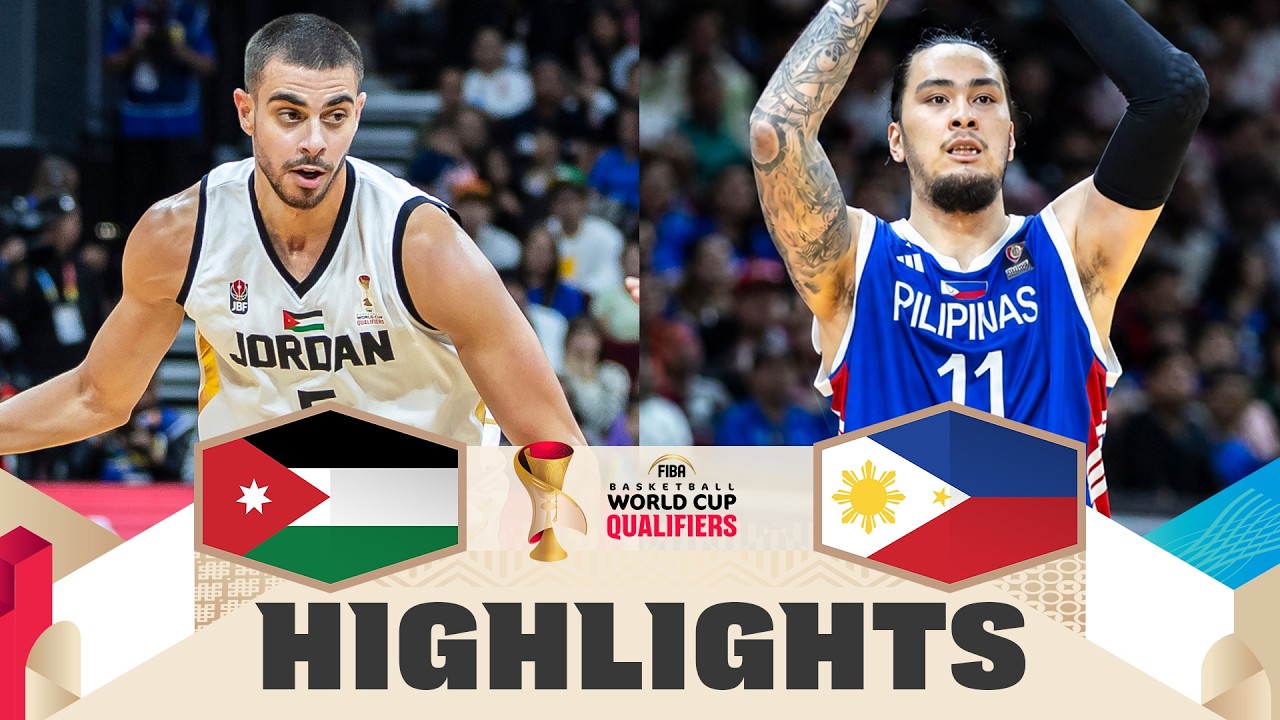Jordan 🇯🇴 v Philippines 🇵🇭 | Highlights | FIBA Basketball World Cup 2027 Asian Qualifiers