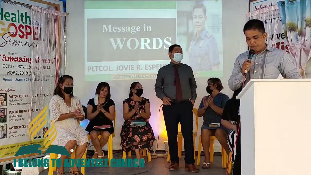 Espenido, Jovie R. -Sabbath Worship Inspirational Speaker @Ozamiz City Police Station