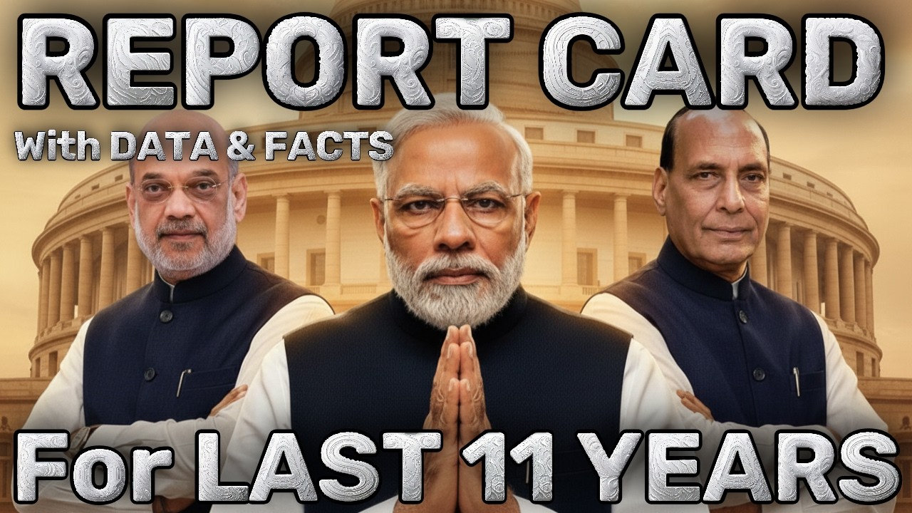 REPORT CARD of BJP for the last 11 YEARS! | An Analysis with Data and Facts!