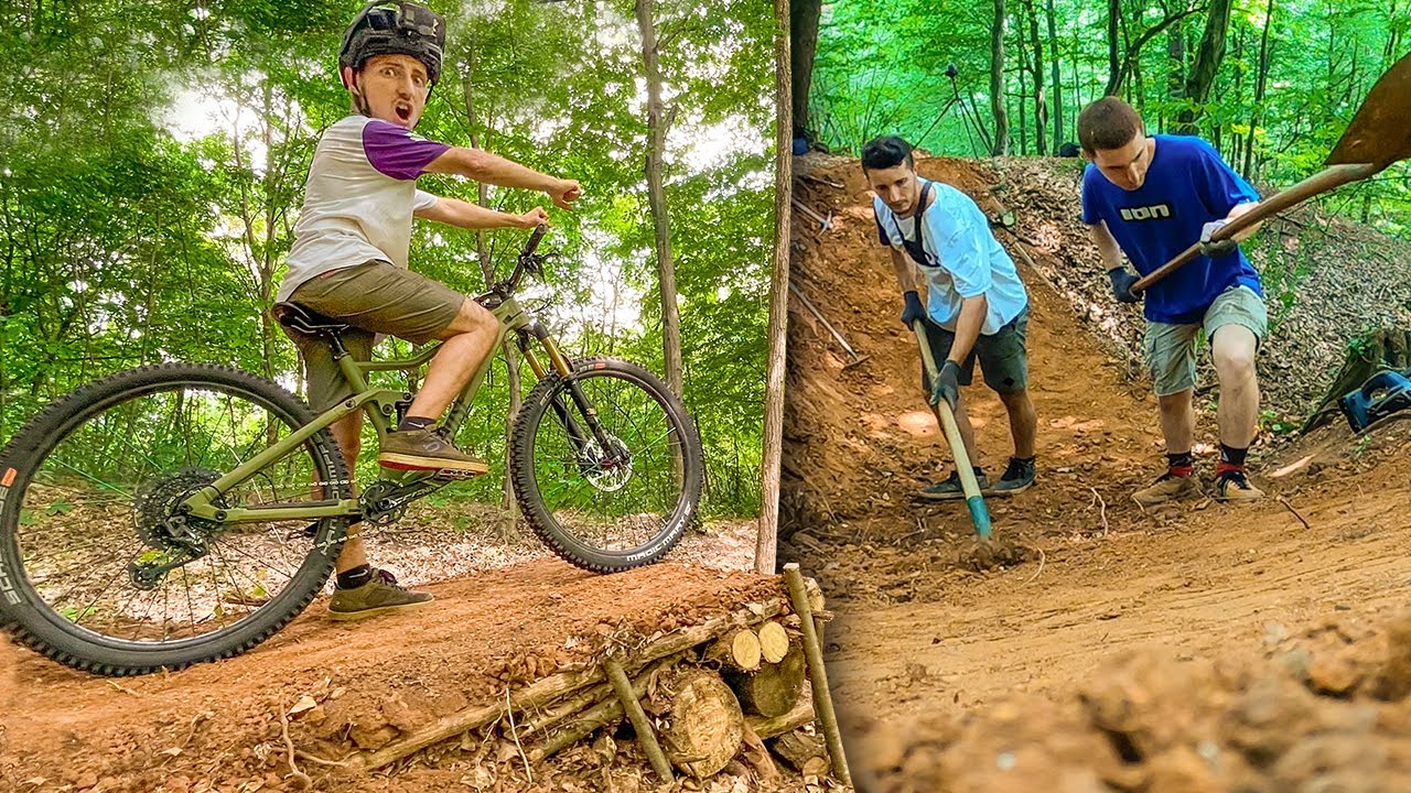 COSTRUISCO UNA PISTA DOWNHILL NEL BOSCO - Terra Kiarese Trail [Pt.1]