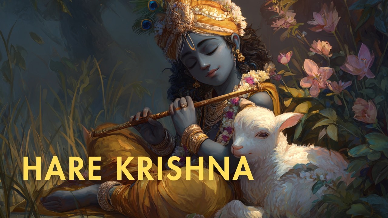 Calm Focus Music to Work & Study | Peaceful Hare Krishna Mantra