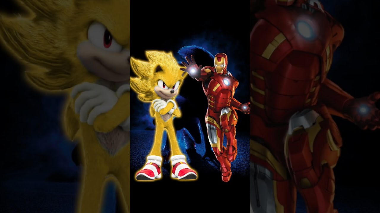 Sonic vs 3 round #marval #dc #sonic #shorts