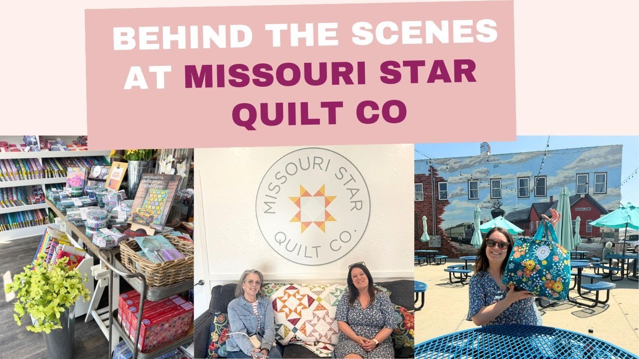 BEHIND THE SCENES AT MISSOURI STAR QUILT CO, Tour of MSQC, Visit Missouri Star with me, quilting
