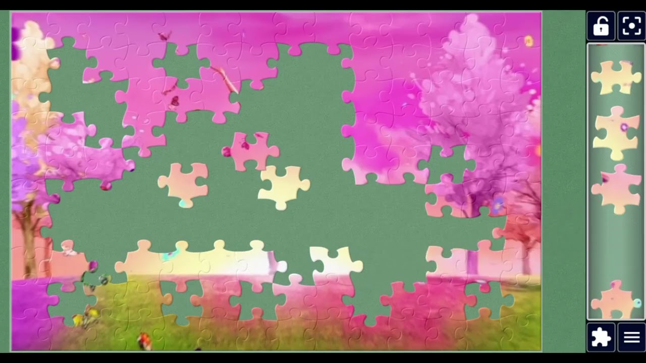 Cute Barbie Dancing💃🎀 in The Enchanted Garden💖❤️🥳🌹🧩🪄 @jigsawzone 