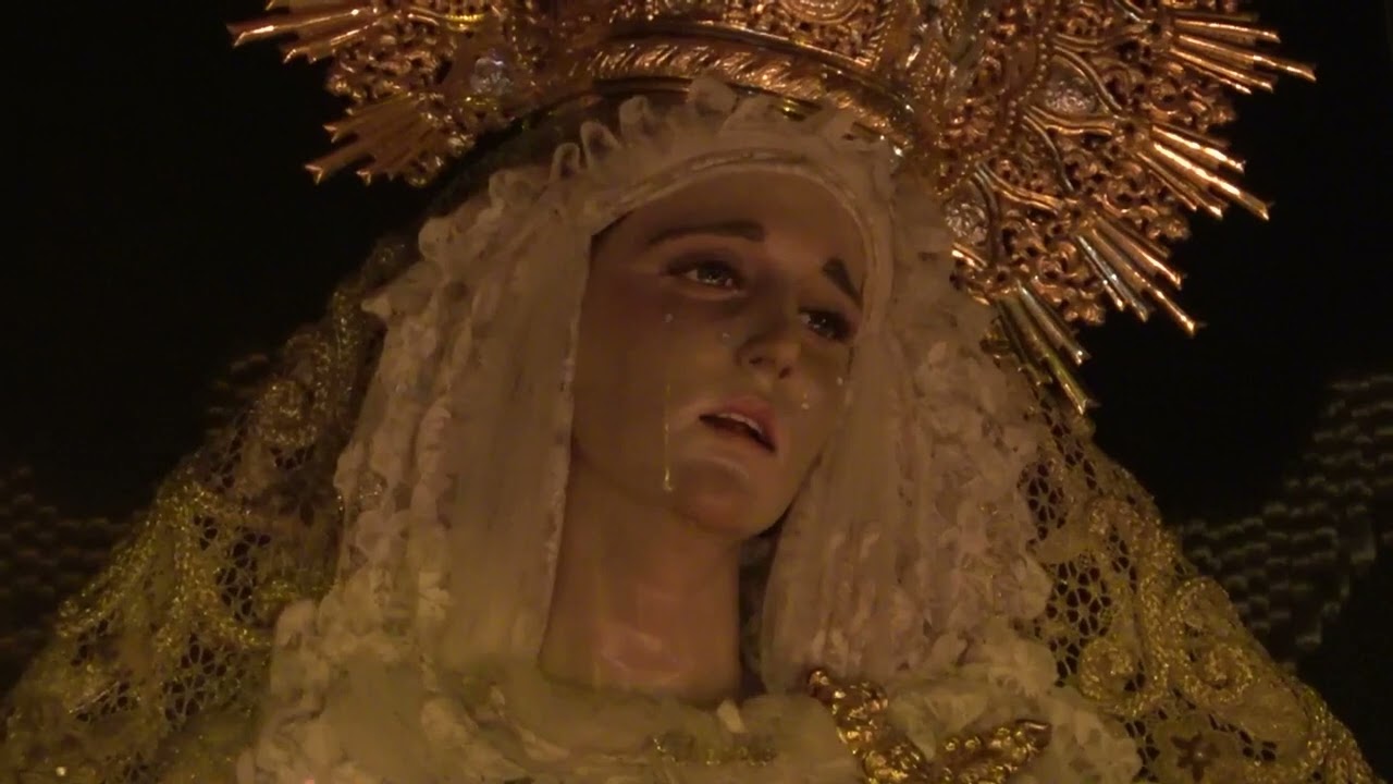 Virgen de los Ángeles en su primera salida procesional