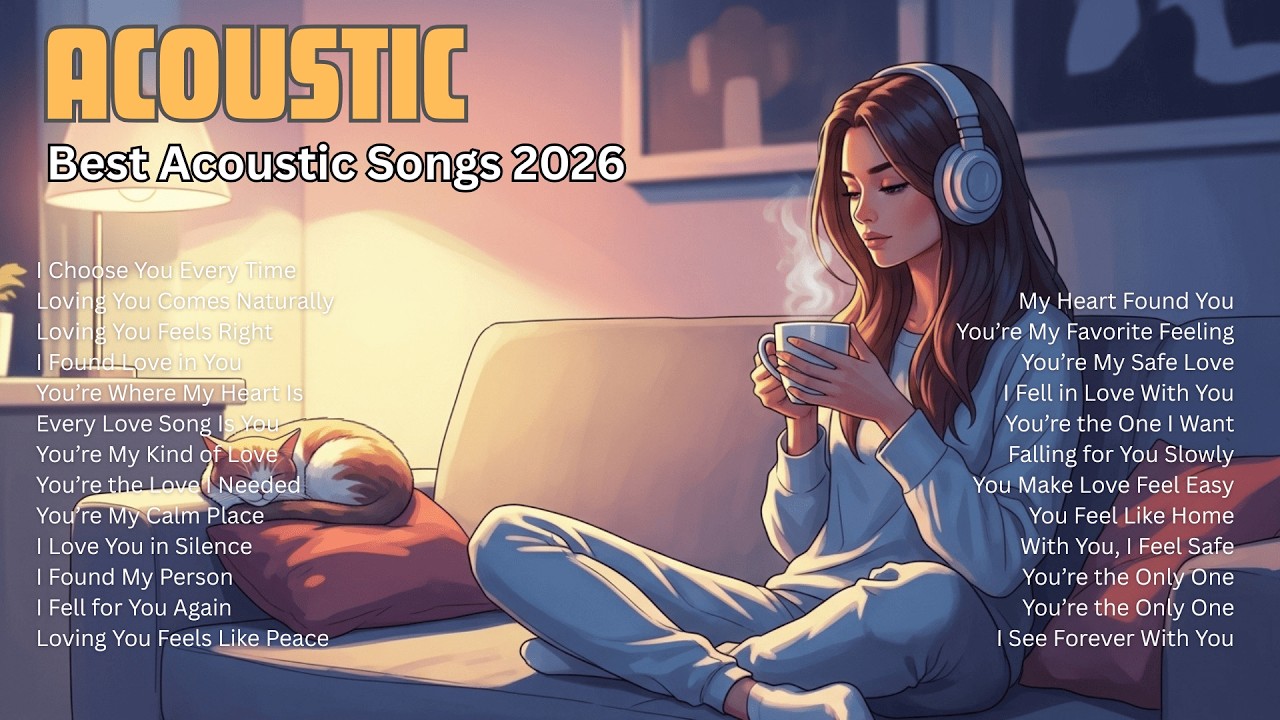 Acoustic Music 2026 New Songs 🎧 | Romance English Songs 2026 For Late Night ~ Alan Walker, Adele