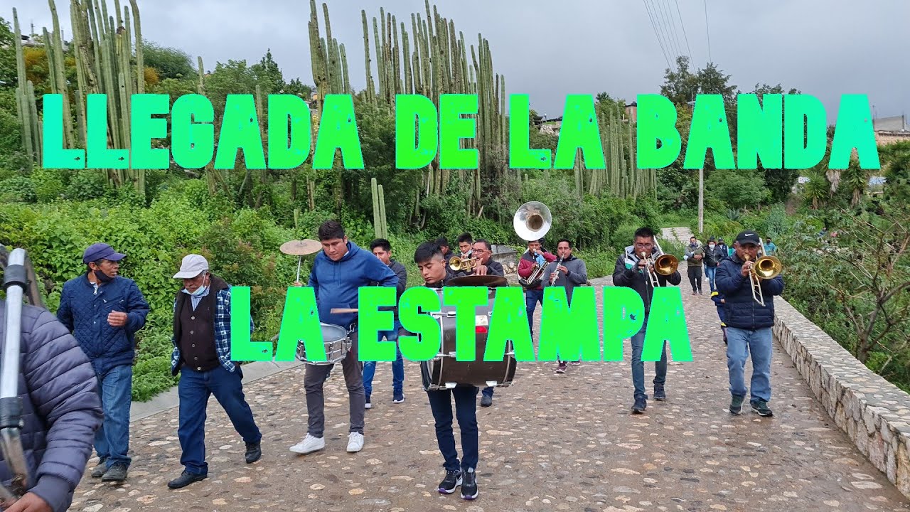 LLEGADA DE BANDA LA ESTAMPA DONADA POR LA FAMILIA DEL SR. ARTURO GARCIA ✝️