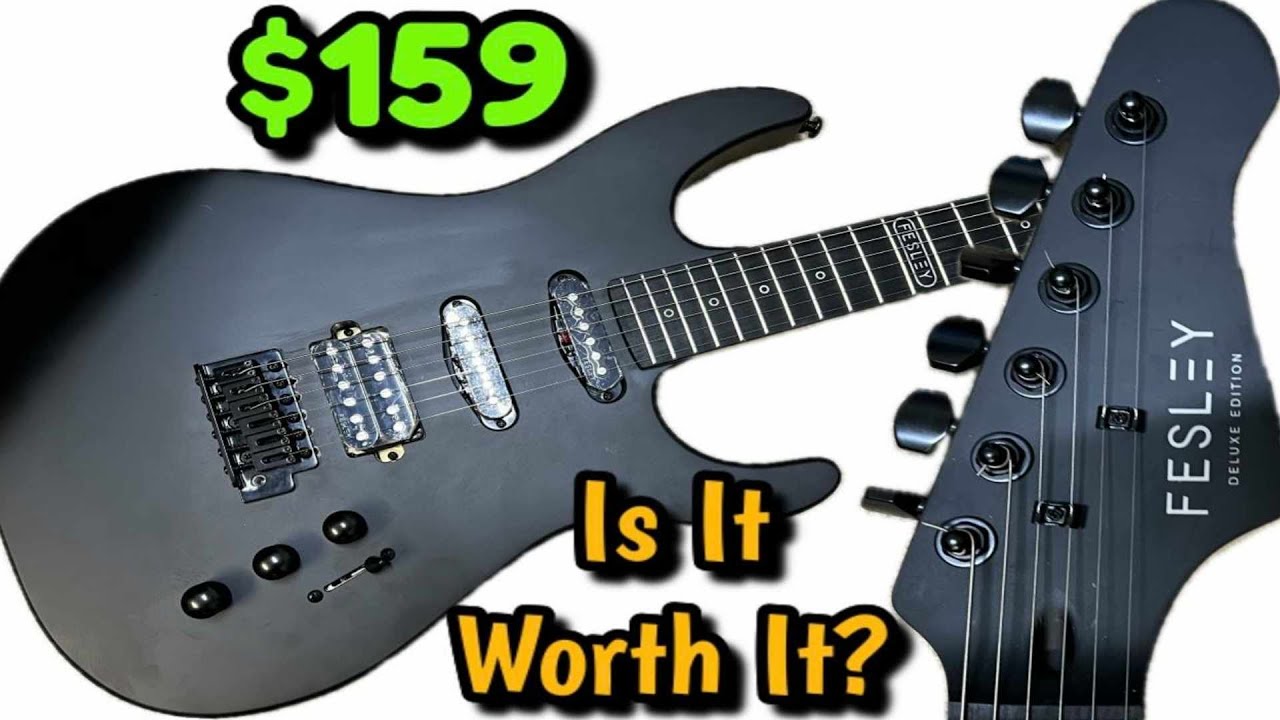 Amazon Stratocaster FESLEY FST 400M! Full Break Down And Look Inside!