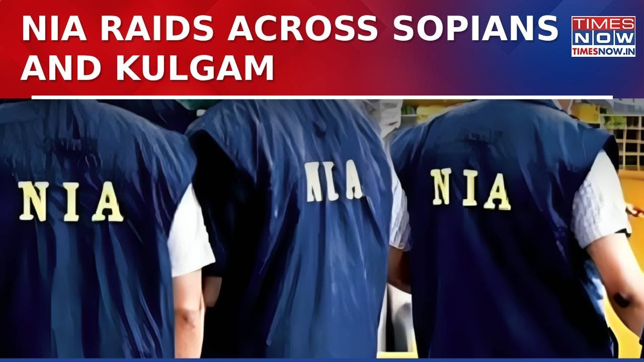 NIA Raids Multiple Locations In Shopian & Kulgam Over Terror OGW Network In Mega Crackdown