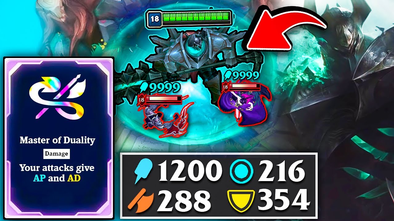 Mordekaiser, but every attack gives Infinitely Stacking AP | 2v2 Arena