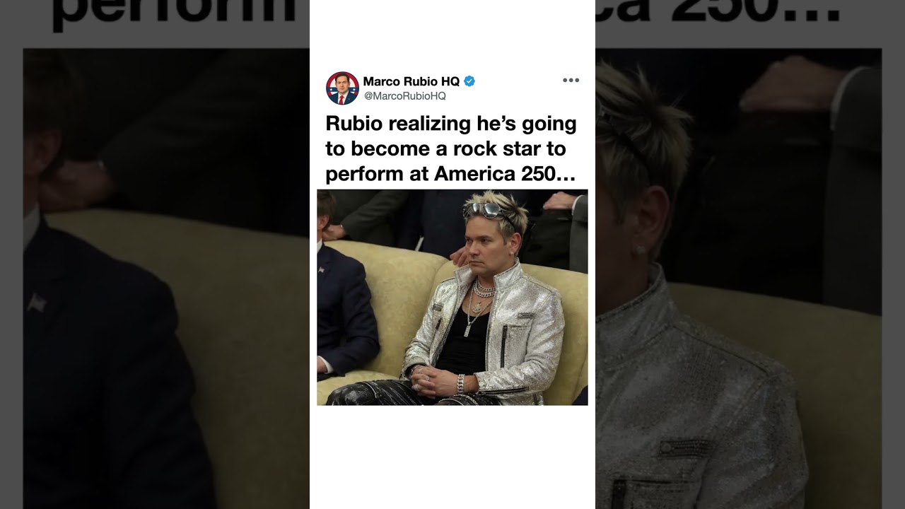 Marco Rubio Rock Star Meme Goes Viral 😂