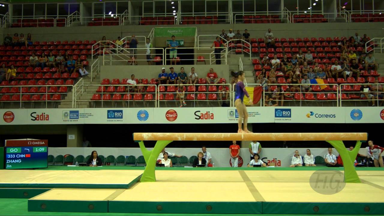 ZHANG Jin (CHN) - 2016 Olympic Test Event, Rio (BRA) - Qualifications Balance Beam