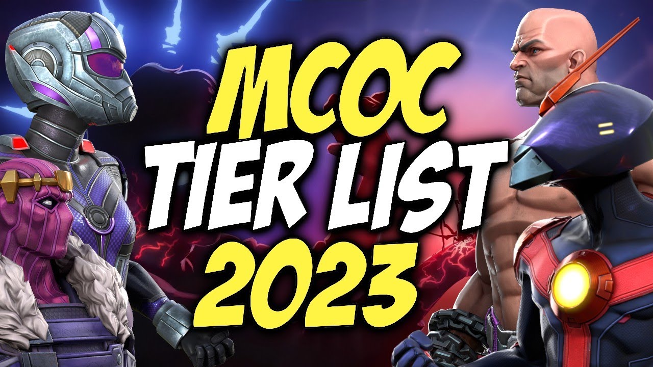 MCOC Tier List | Best Champions In Marvel Contest Of Champions | 2023