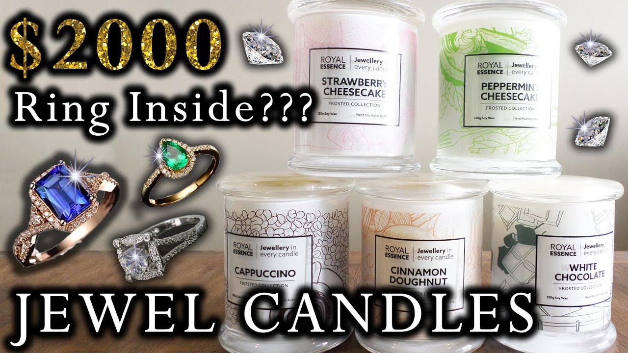 $2000 RING INSIDE CANDLE???? Royal Essence Candle Review and Reveal