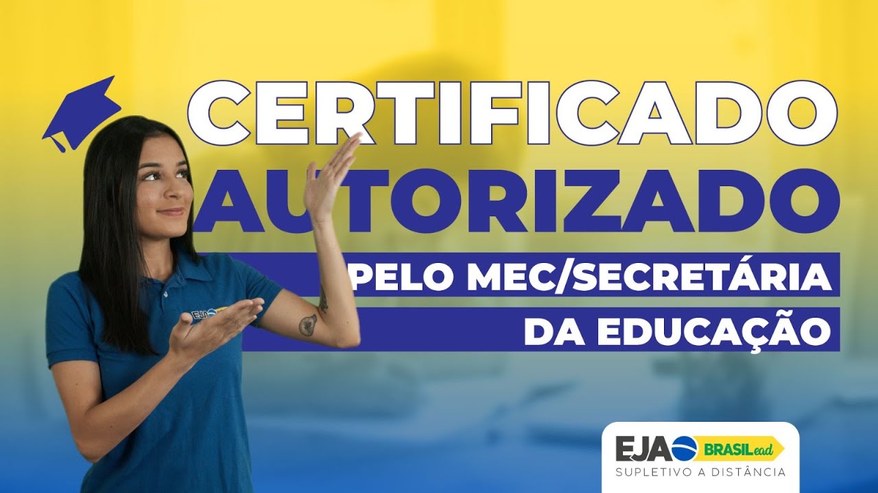 Como &eacute; o certificado do EJA EAD