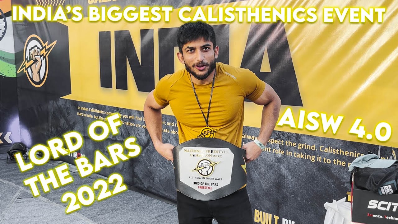 WINNING INDIA'S BIGGEST CALISTHENICS COMPETITION | AISW4.0 🏆