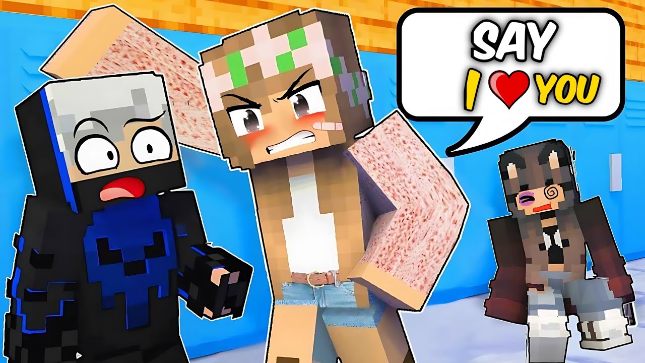 😨 This Angry Girl Has Crush on Me in Minecraft...
